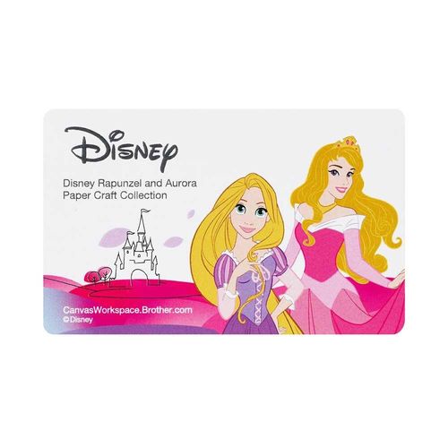 Brother ScanNCut Disney Rapunzel & Aurora Paper Design Collection CADSNP08 (card)