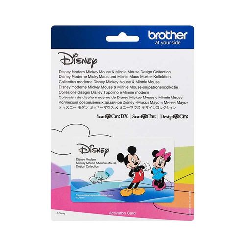 Brother ScanNCut Disney Modern Mickey & Minnie Mouse Design Collection CADSNP10 (in packaging)