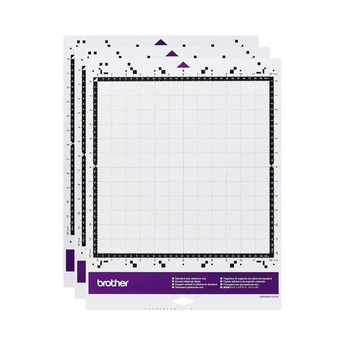 Brother ScanNCut SDX 12"x12" Standard Adhesive Mat Pack of 3 CADXMAT3STD12