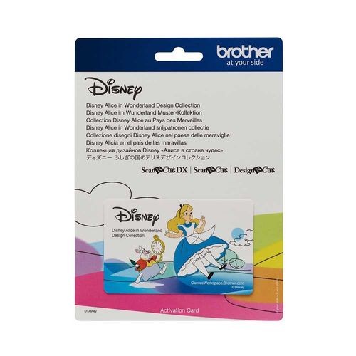 Brother ScanNCut Disney Alice In Wonderland Design Collection CADSNP09 (in packaging)