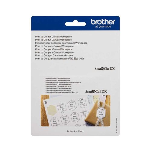 Brother ScanNCut SDX Print To Cut For CanvasWorkspace activation card