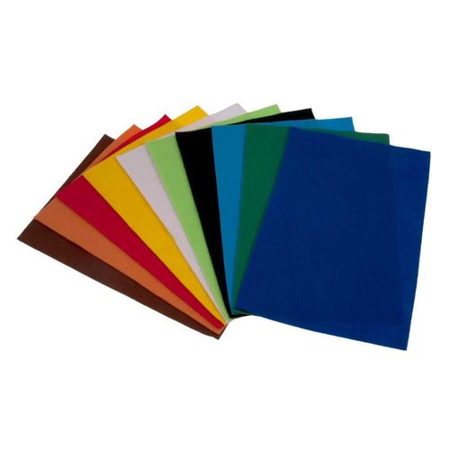 Trimits Felt Acrylic 10 Piece 30cm x 20cm Assorted Colours