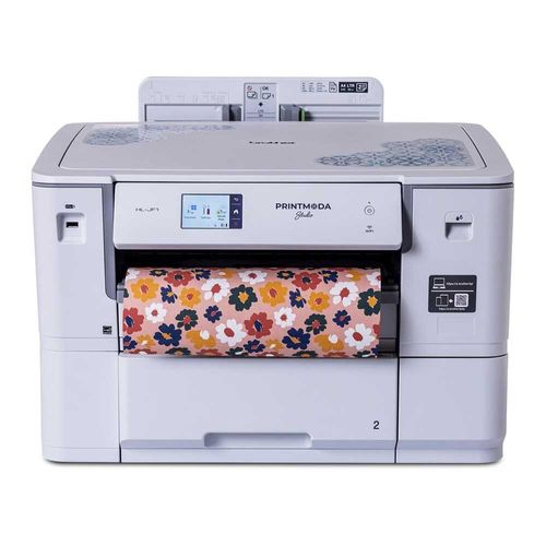 Front view of the  Brother PrintModa Studio Fabric Craft Printer