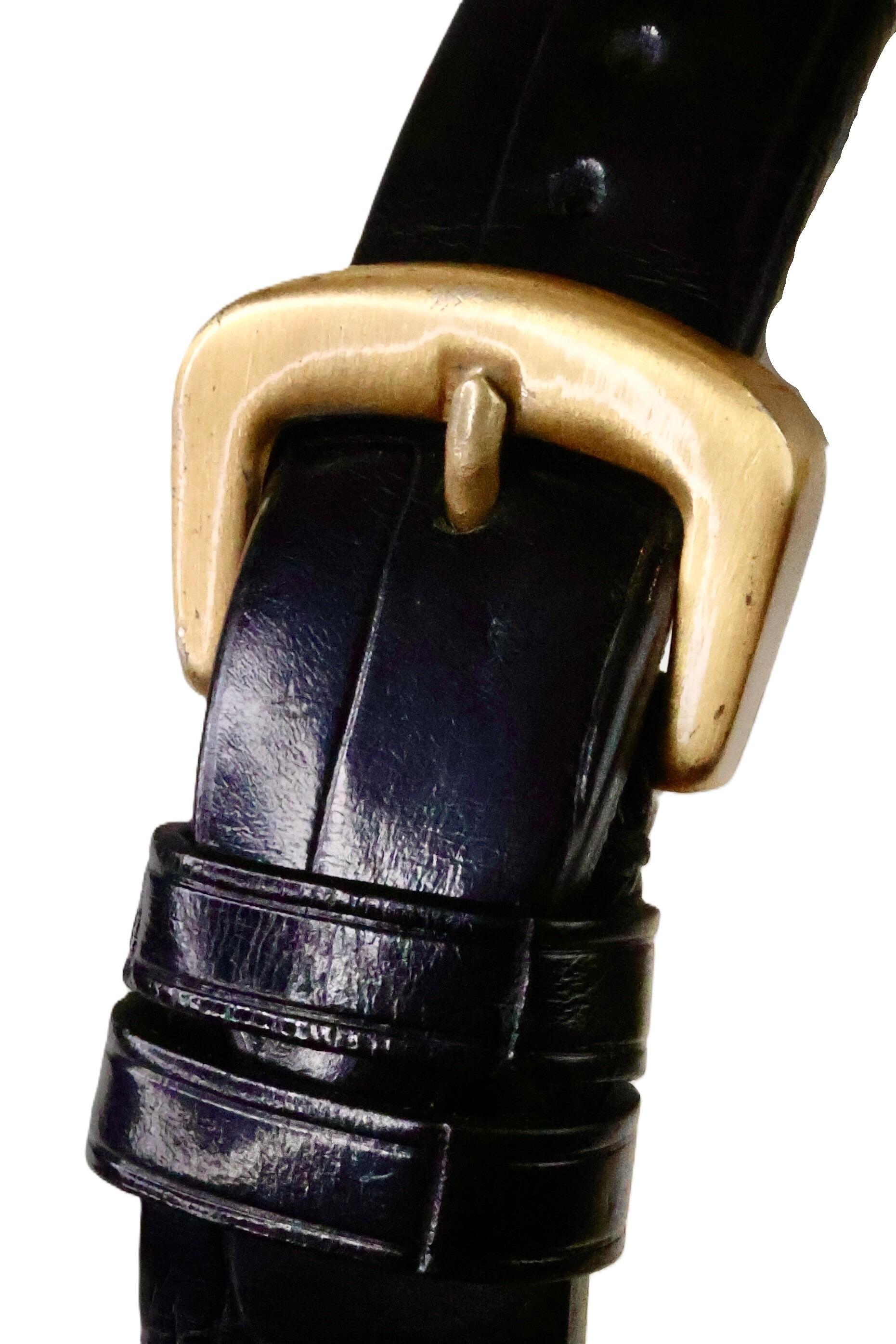 Roy King Gold-Plated Sterling Silver Tank Watch