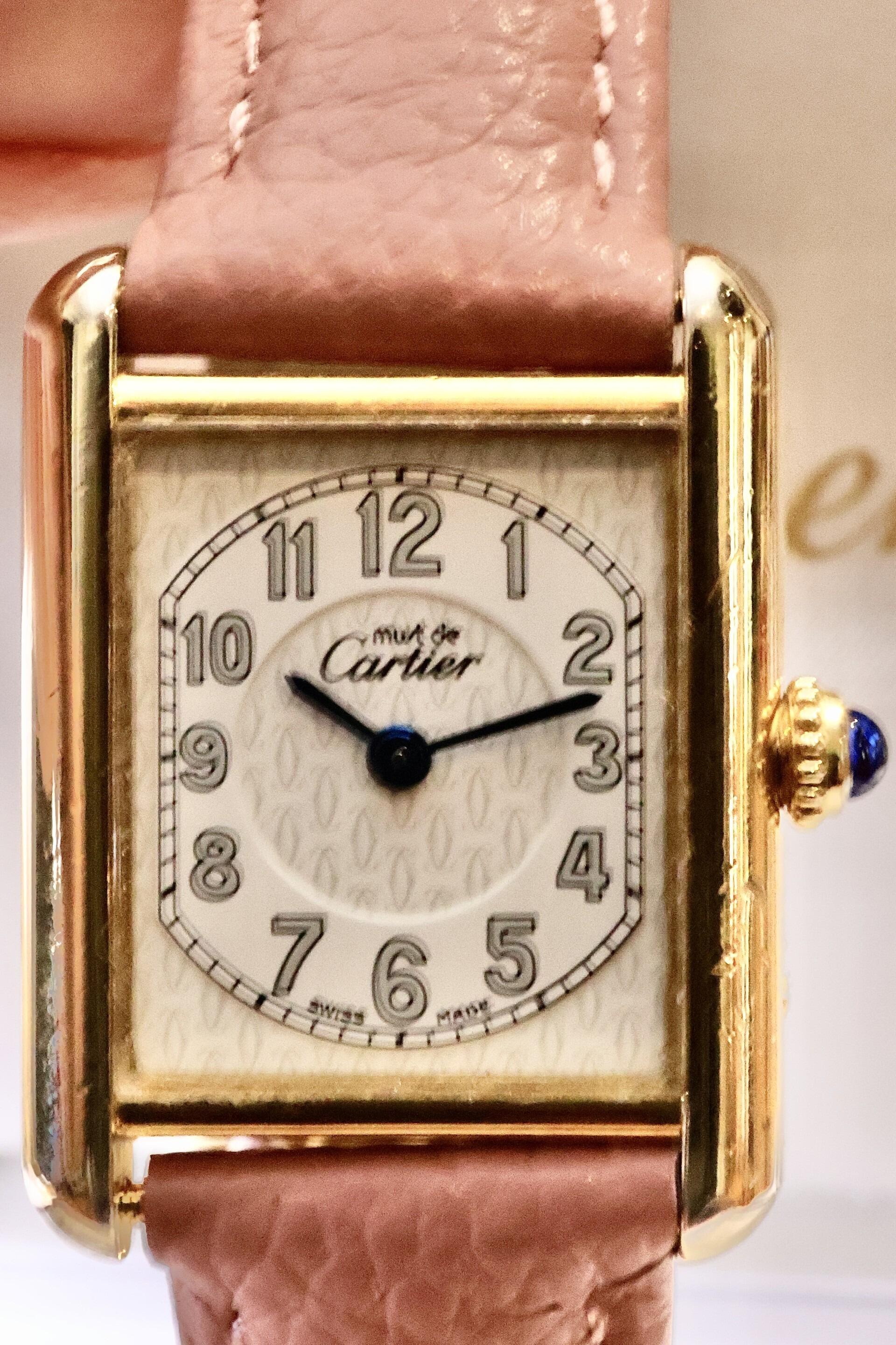 Cartier Ladies Must de Cartier Tank Vermeil Ref. 2415 – Circa 2002