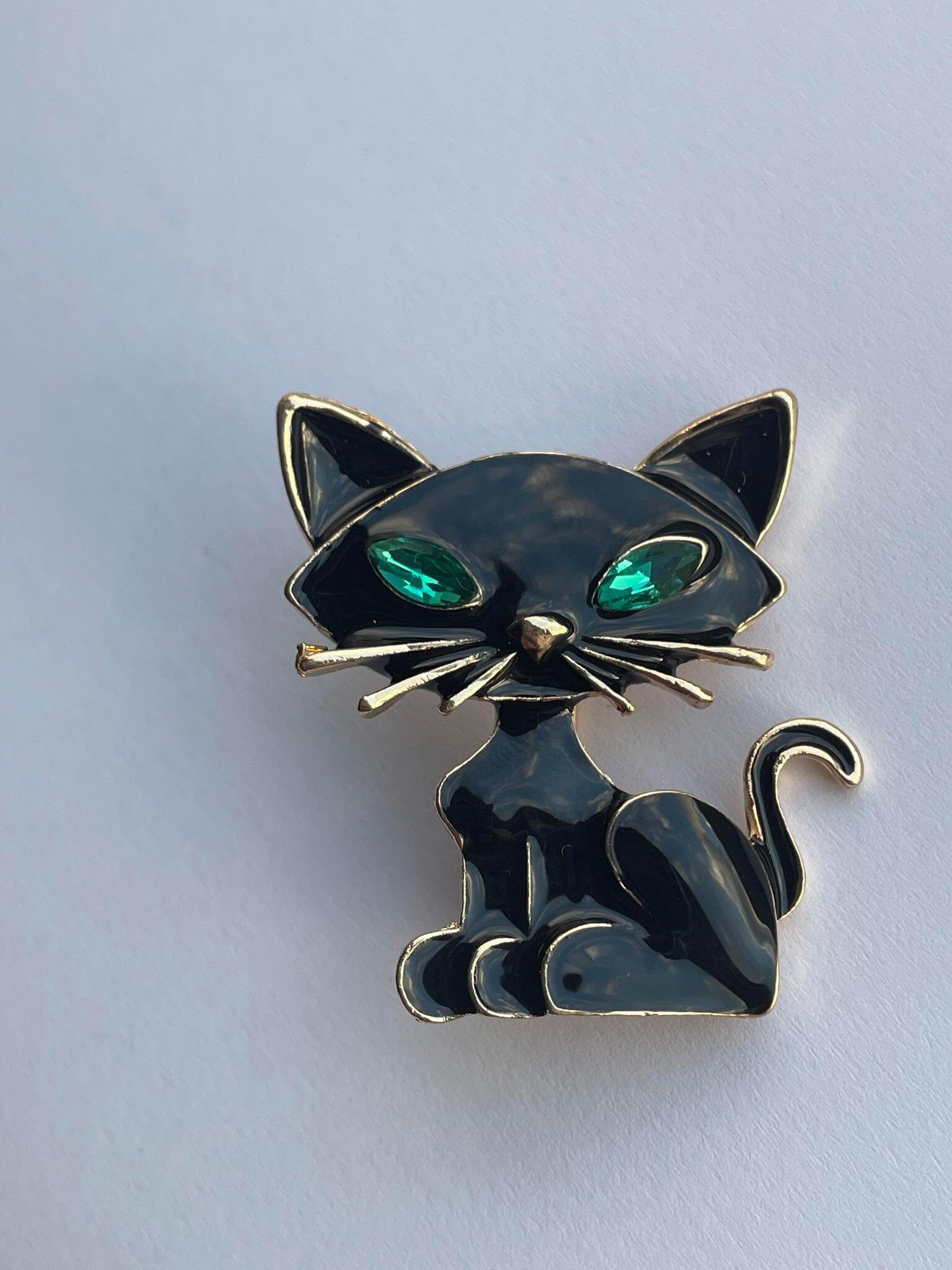 Black Cat Brooch