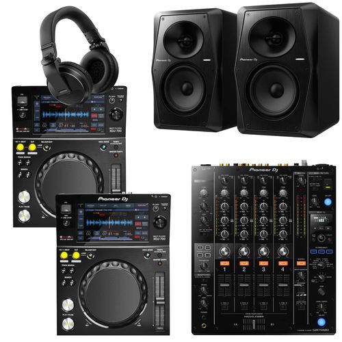 Pioneer DJ XDJ-700 & DJM-750MK2 VM-50 Bundle