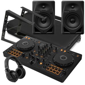 Pioneer DDJ-FLX4 コントローラー＋HDJ-X5＋DM-40D pioneer-dj-ddj-flx4-dm-50d-x5k