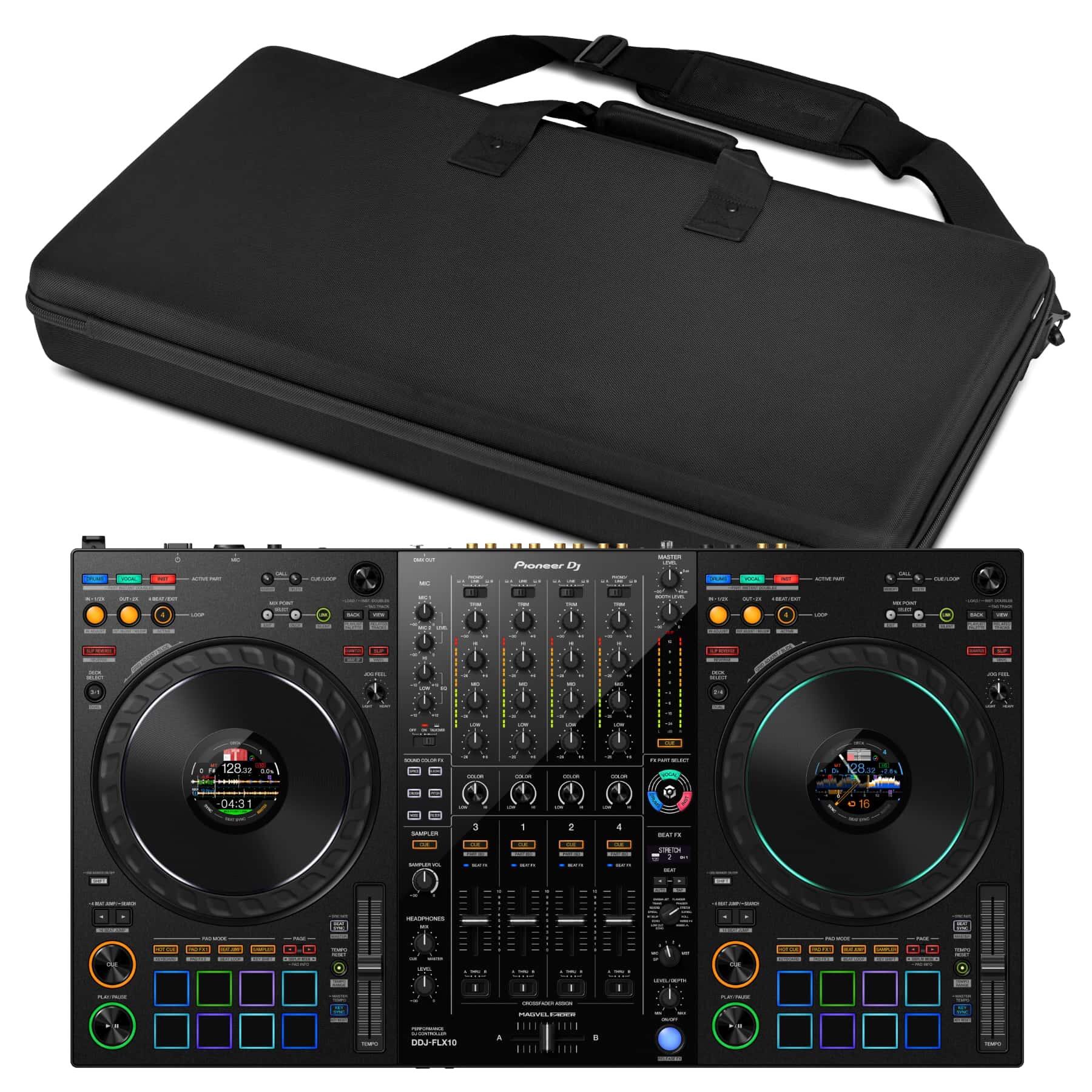 Pioneer DJ DDJ-FLX10 & DJC-FLX10 Package