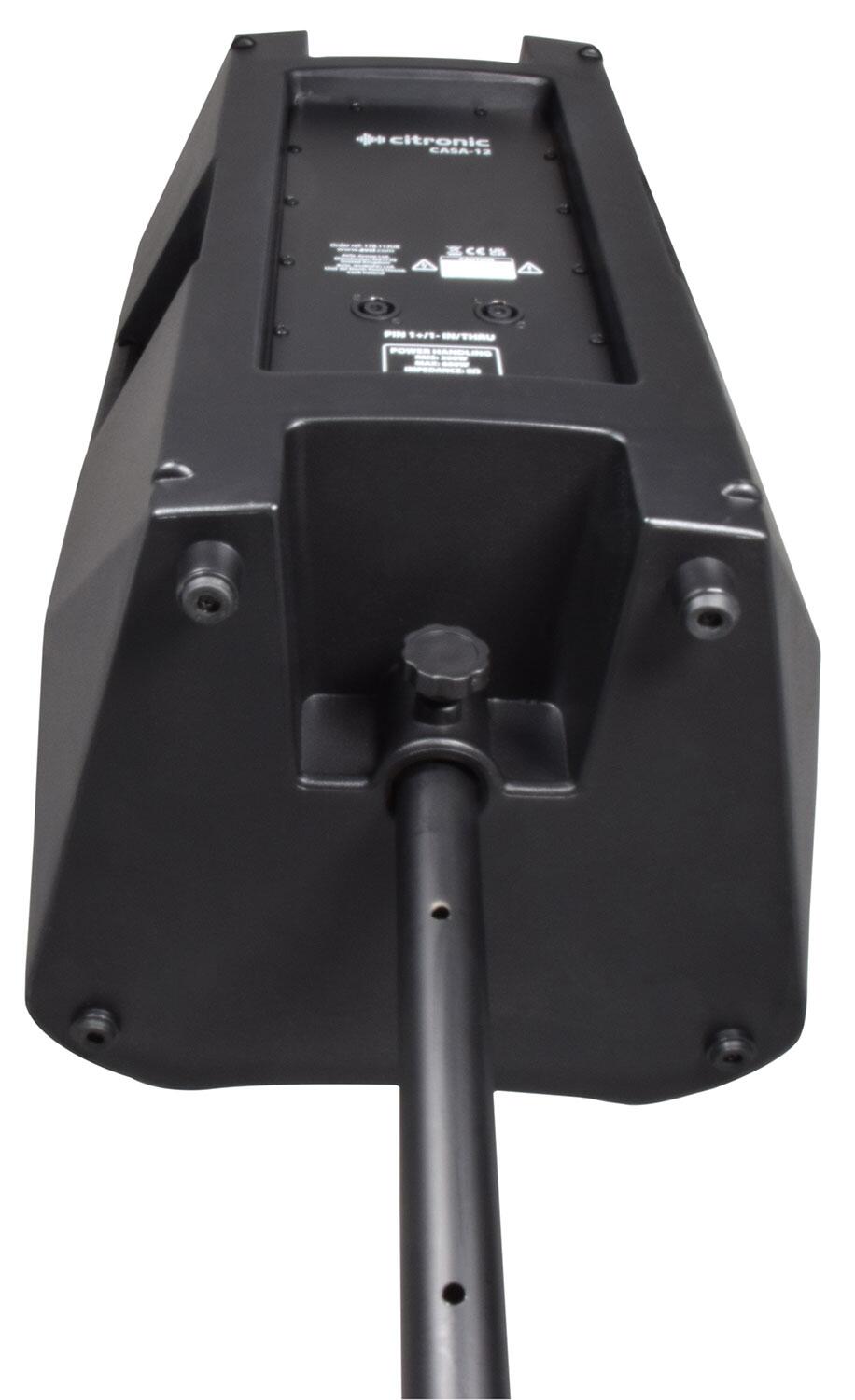 Citronic CASA-12 Passive 12" Full Range PA Cabinet on pole