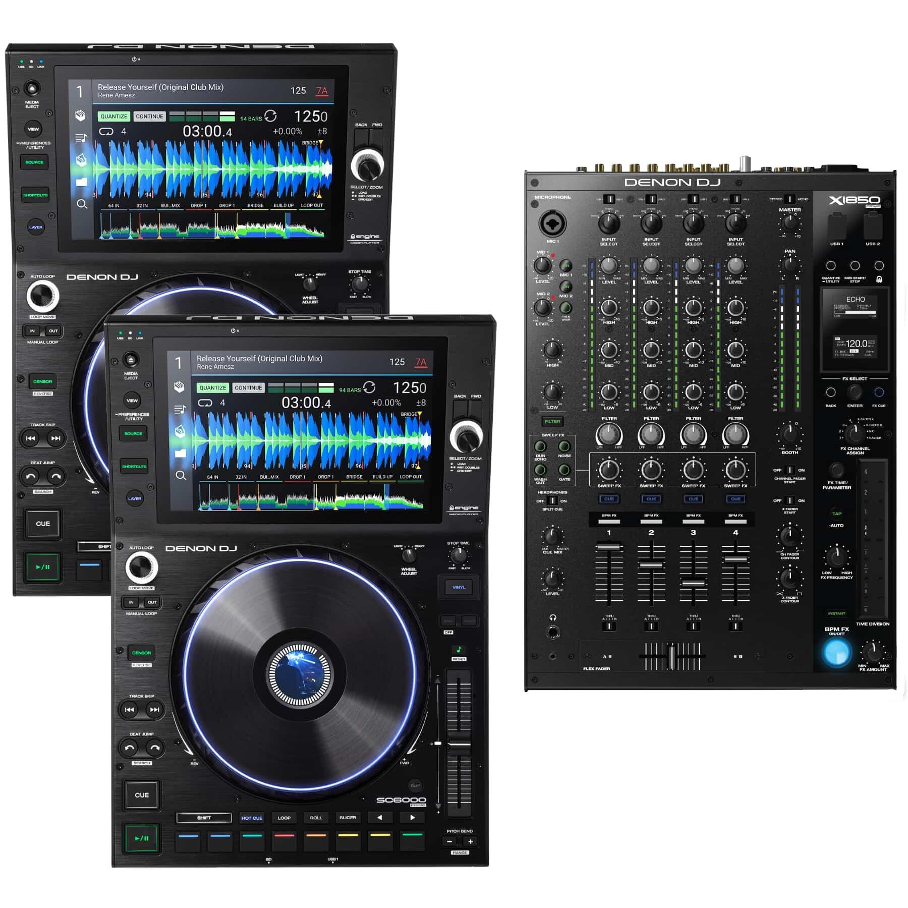Denon DJ X1850 Prime SC5000セット Denon DJ X1850 Prime SC5000セット