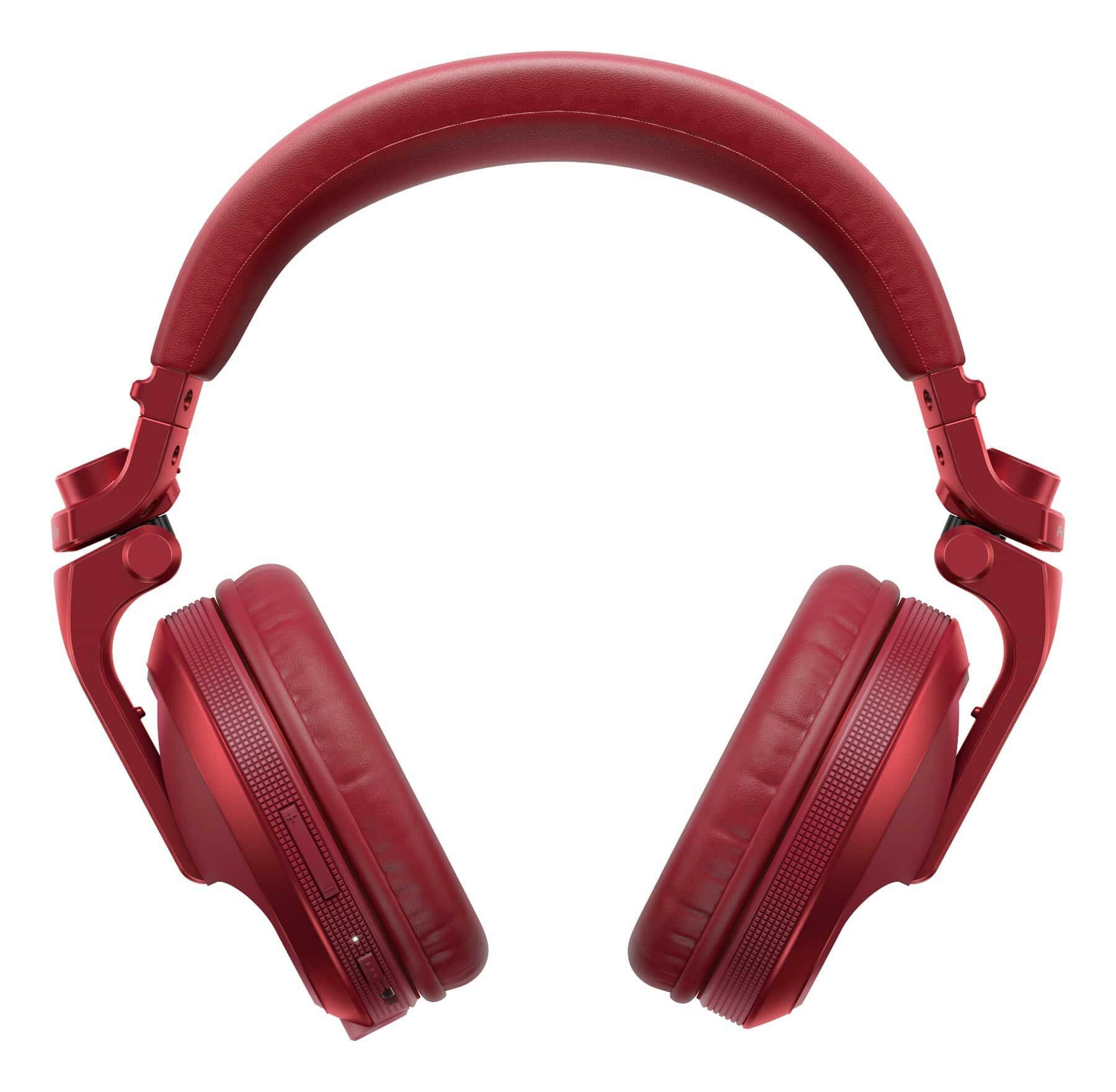 Pioneer DJ HDJ-X5BT-R Over-ear DJ headphones with Bluetooth (Red)