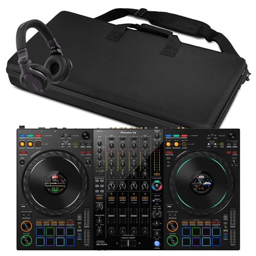 DJ機材 Pioneer DJ DDJ-FLX4 with HDJ-CUE1 Pioneer DJ DDJ-FLX4 2-Channel DJ Controller + HDJ-CUE1