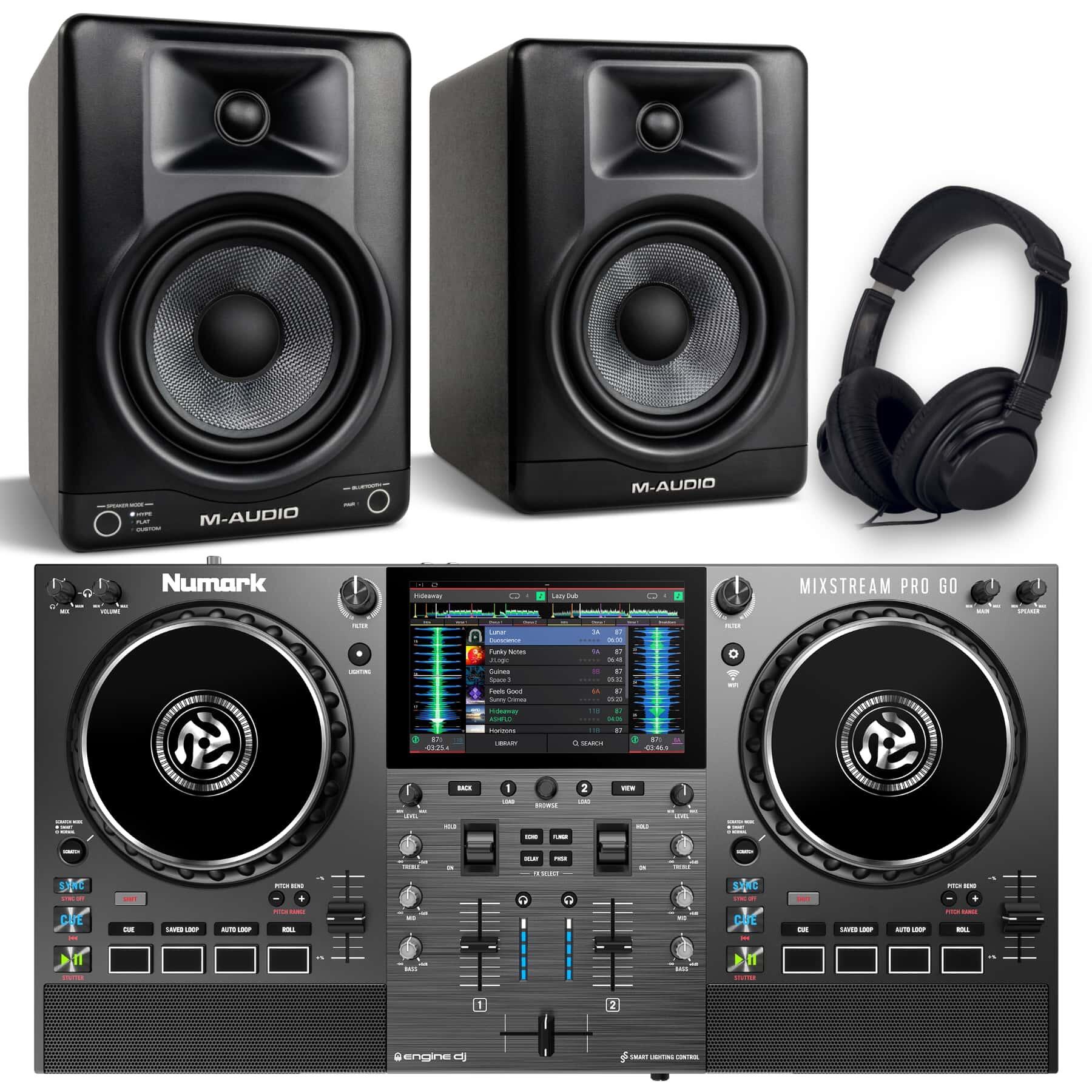 Numark Mixstream Pro Go & BX5 BT Bundle