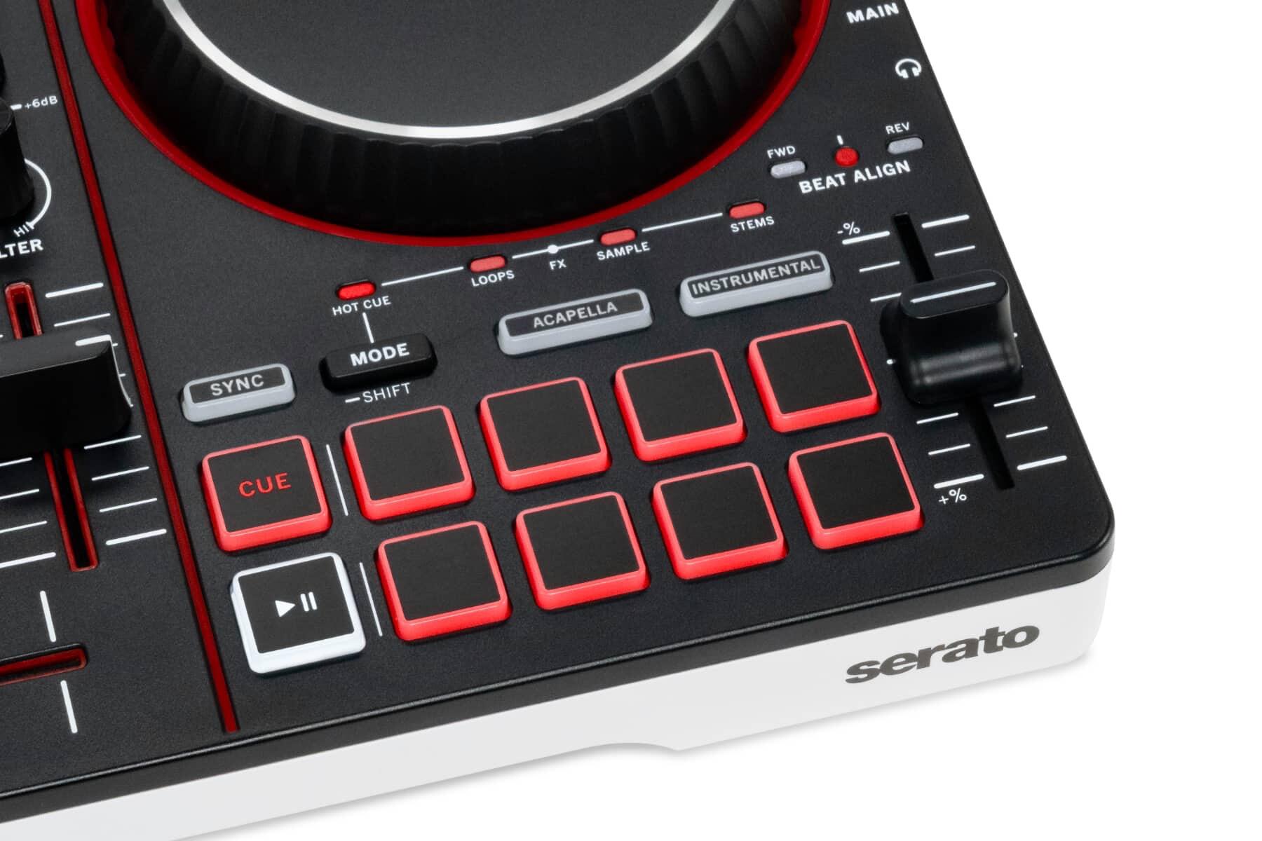 Numark Party Mix III DJ Controller performance pads detail 2