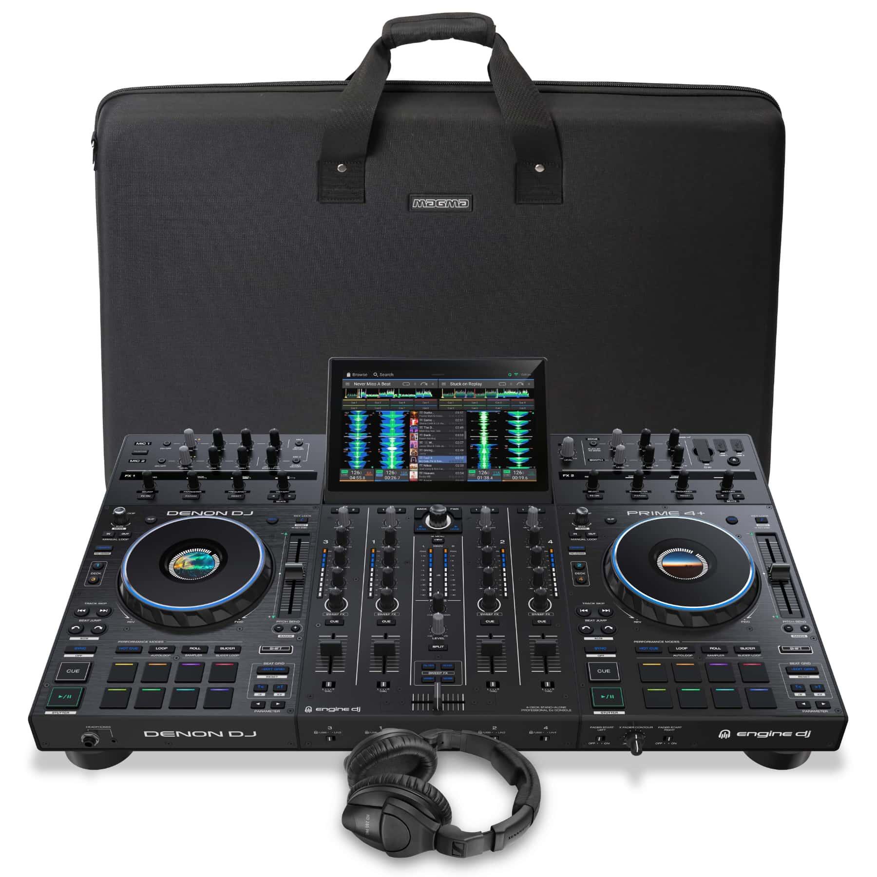 UDG U8310BL Creator Hardcase Voor Denon DJ Prime 4 - Zwart - Duurzame Bescherming