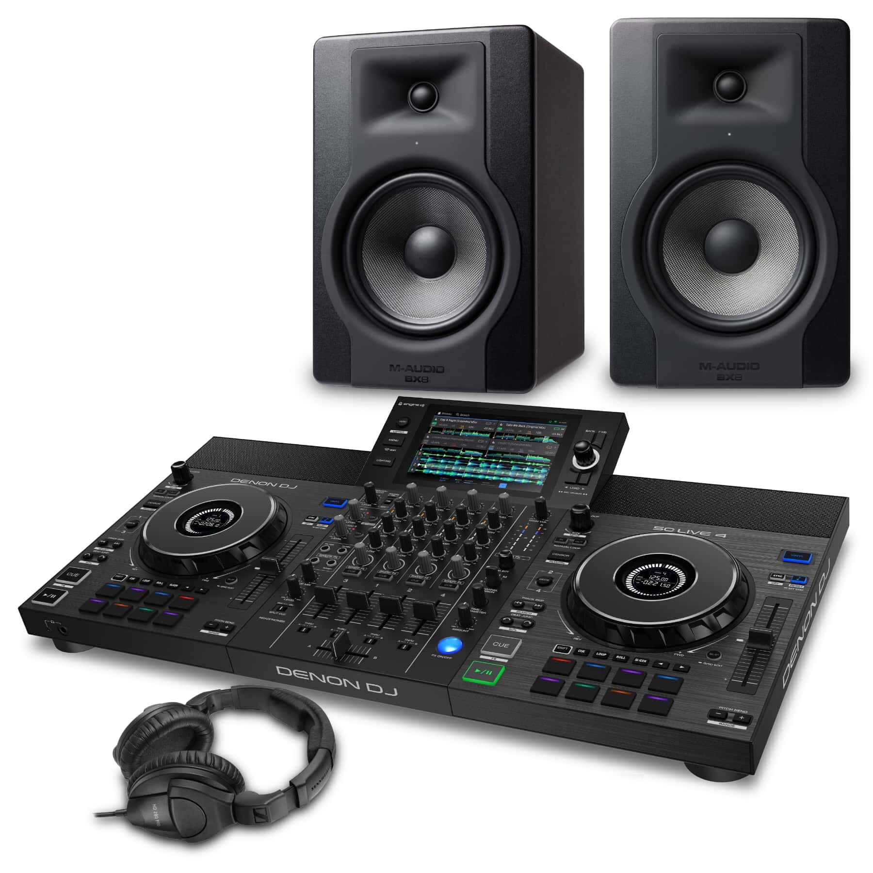 Denon DJ SC LIVE 4 & BX8 D3 Bundle