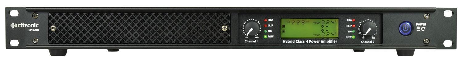 Citronic H1600 Hybrid Amp front