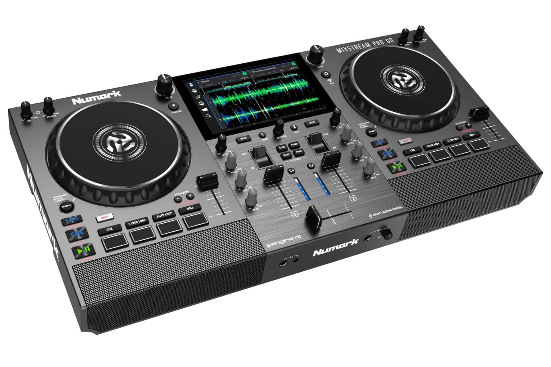 Numark Mixstream Pro Go angle