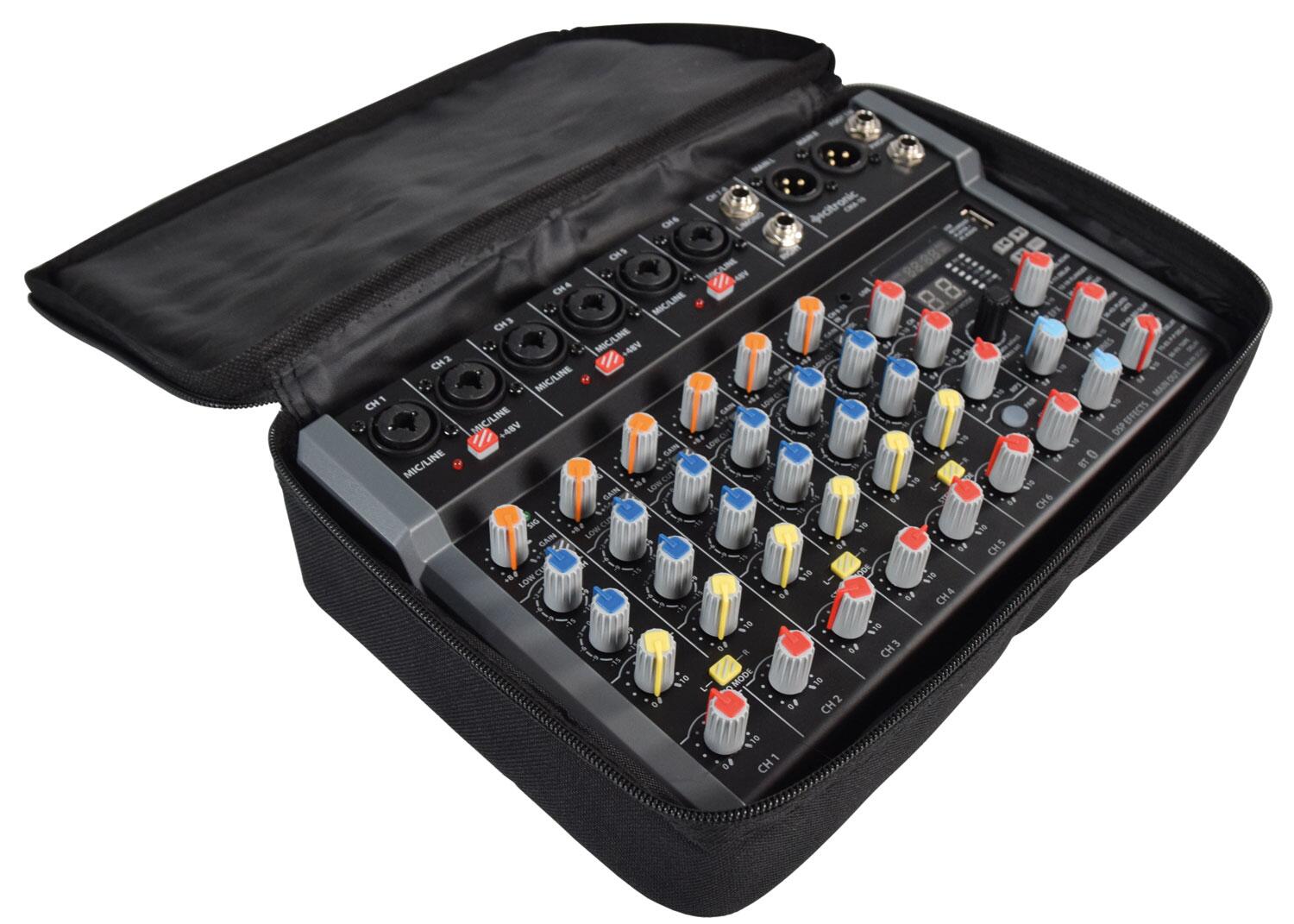 Citronic CMA-10 Compact Mixer with DSP FX and BT/USB in bag