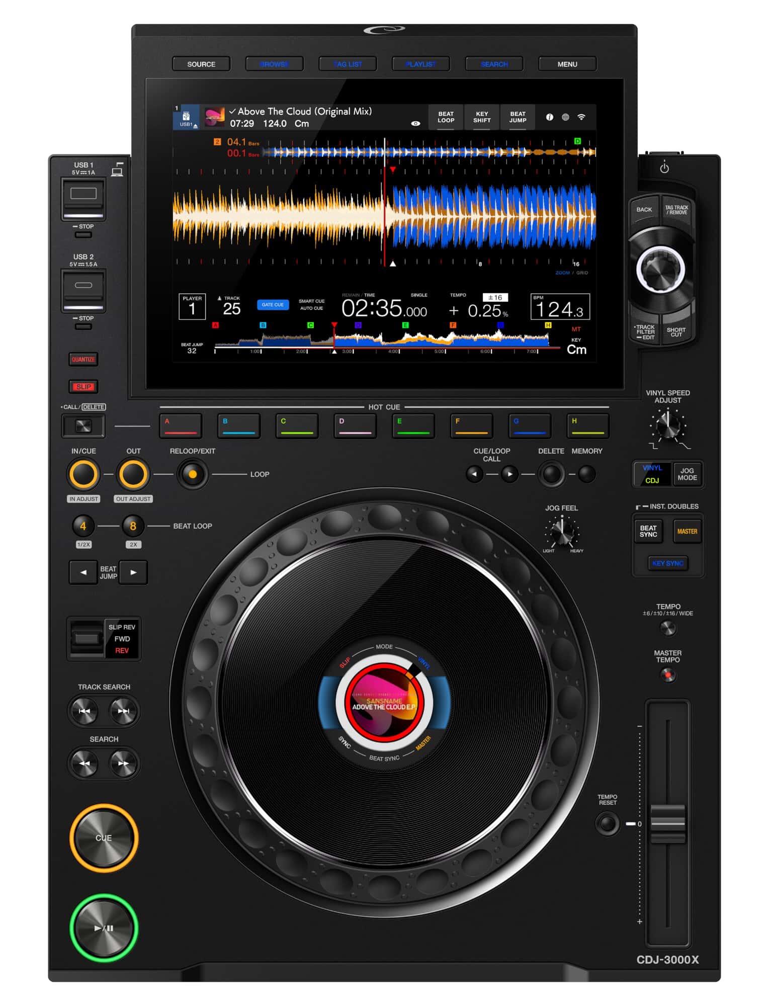 AlphaTheta CDJ-3000X top