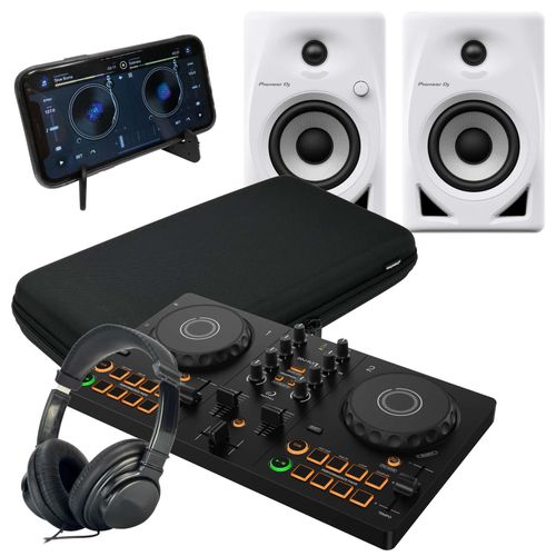 Pioneer DJ DDJ-FLX4 & DM-40D Bag Bundle