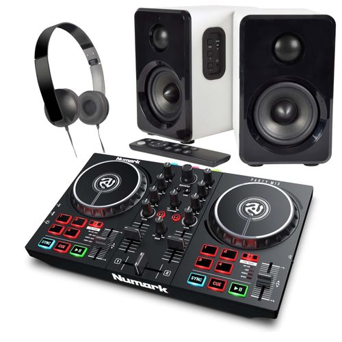 Numark Party Mix II & AV:Link White Bundle