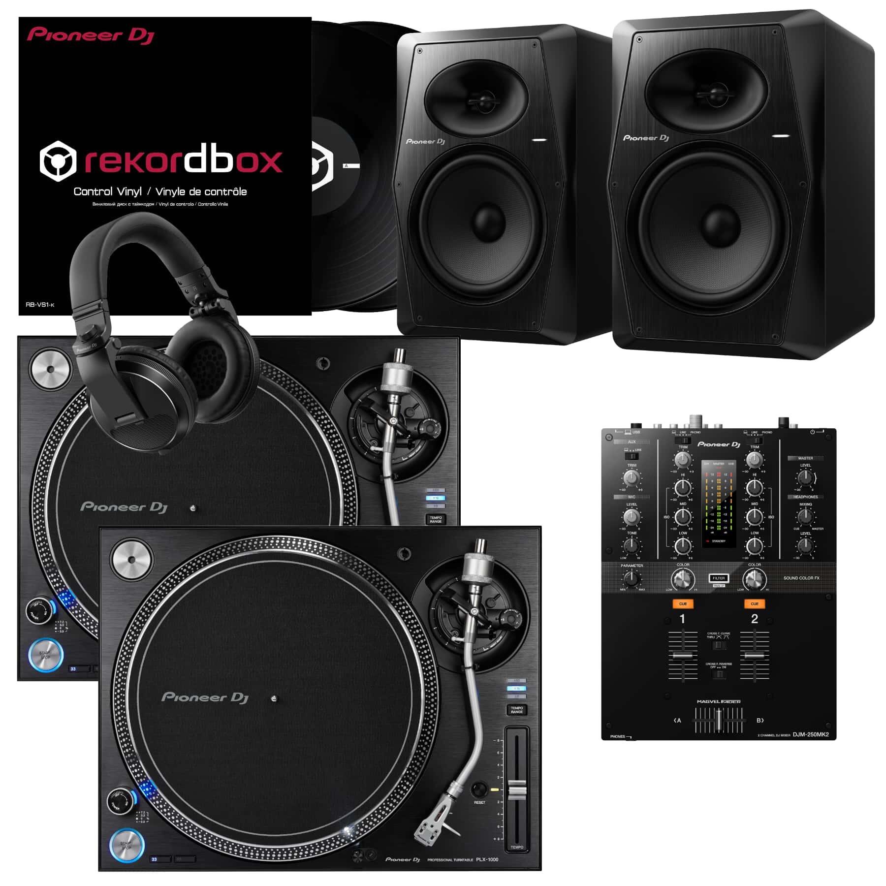 Pioneer DJ PLX-1000 & DJM-250MK2 VM80 Bundle