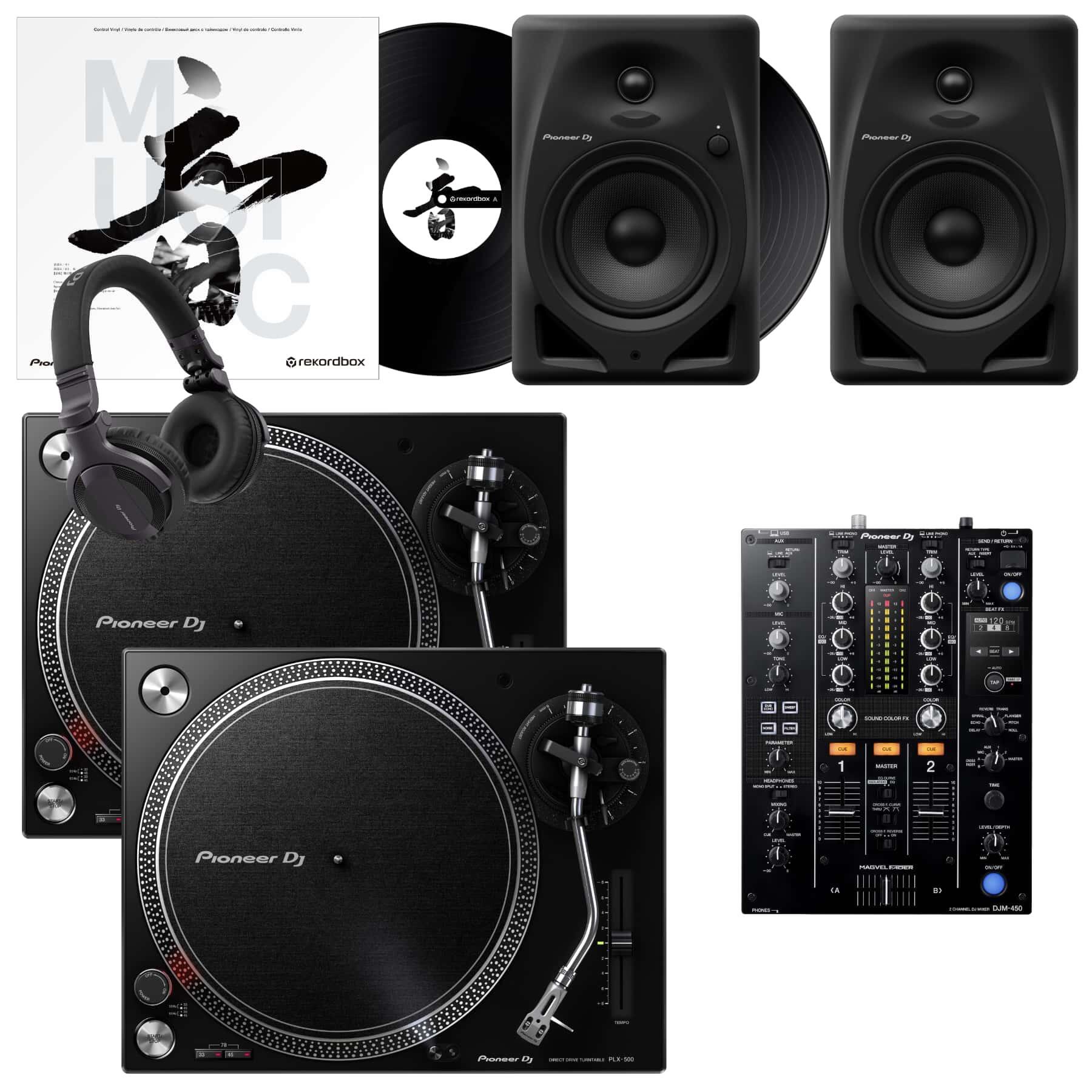 Pioneer DJ PLX-500 & DJM-450 Bundle