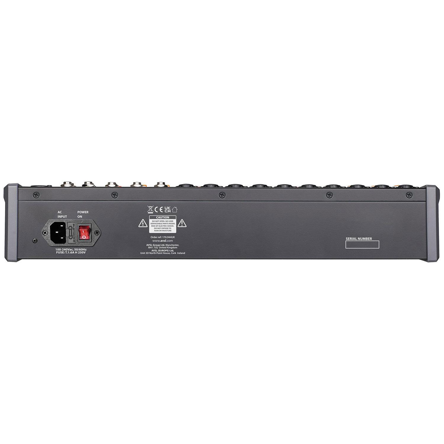 Citronic CMC-18 Live Mixing Console rear