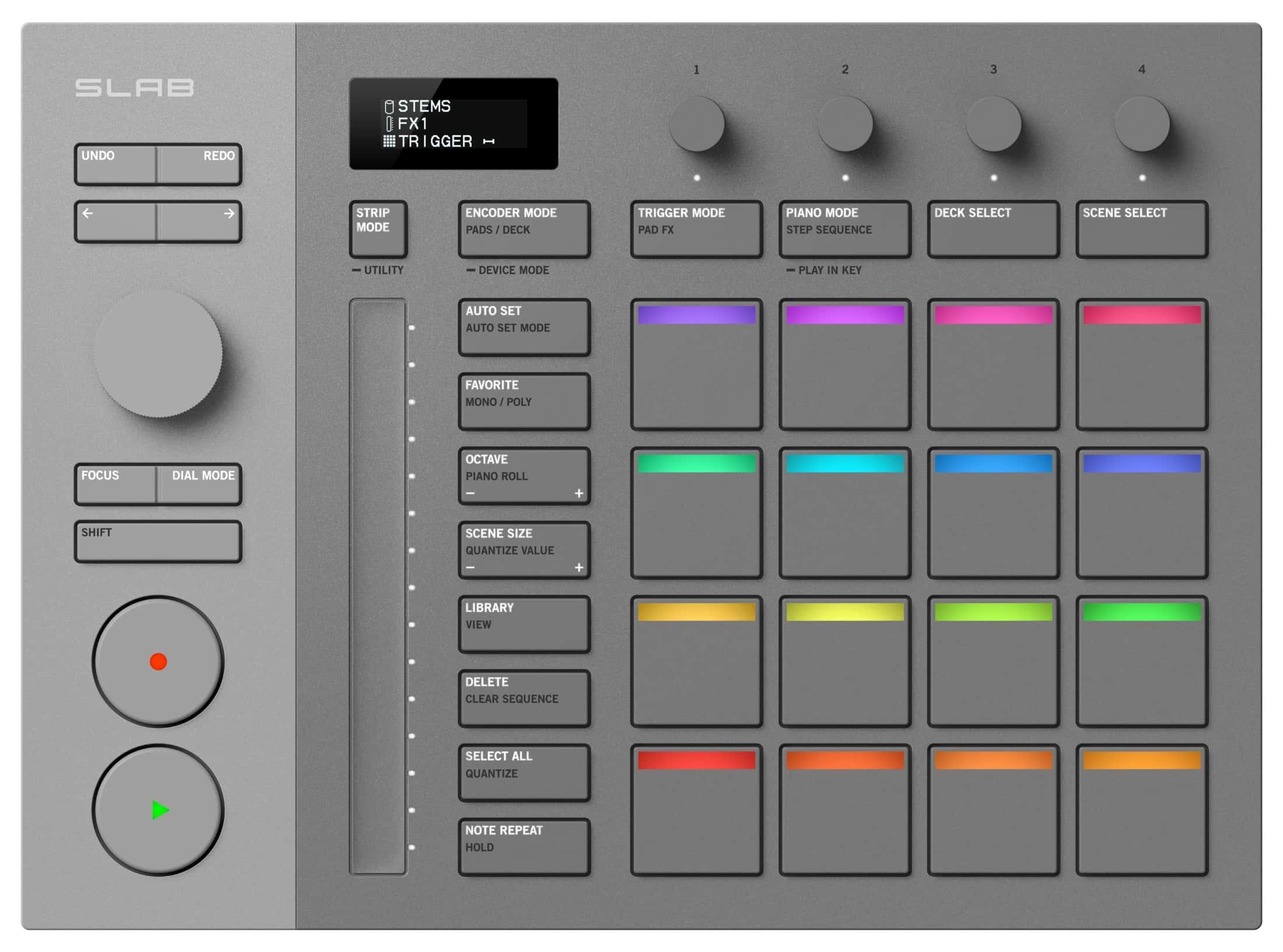 AlphaTheta SLAB Serato Studio / Sample / DJ Controller