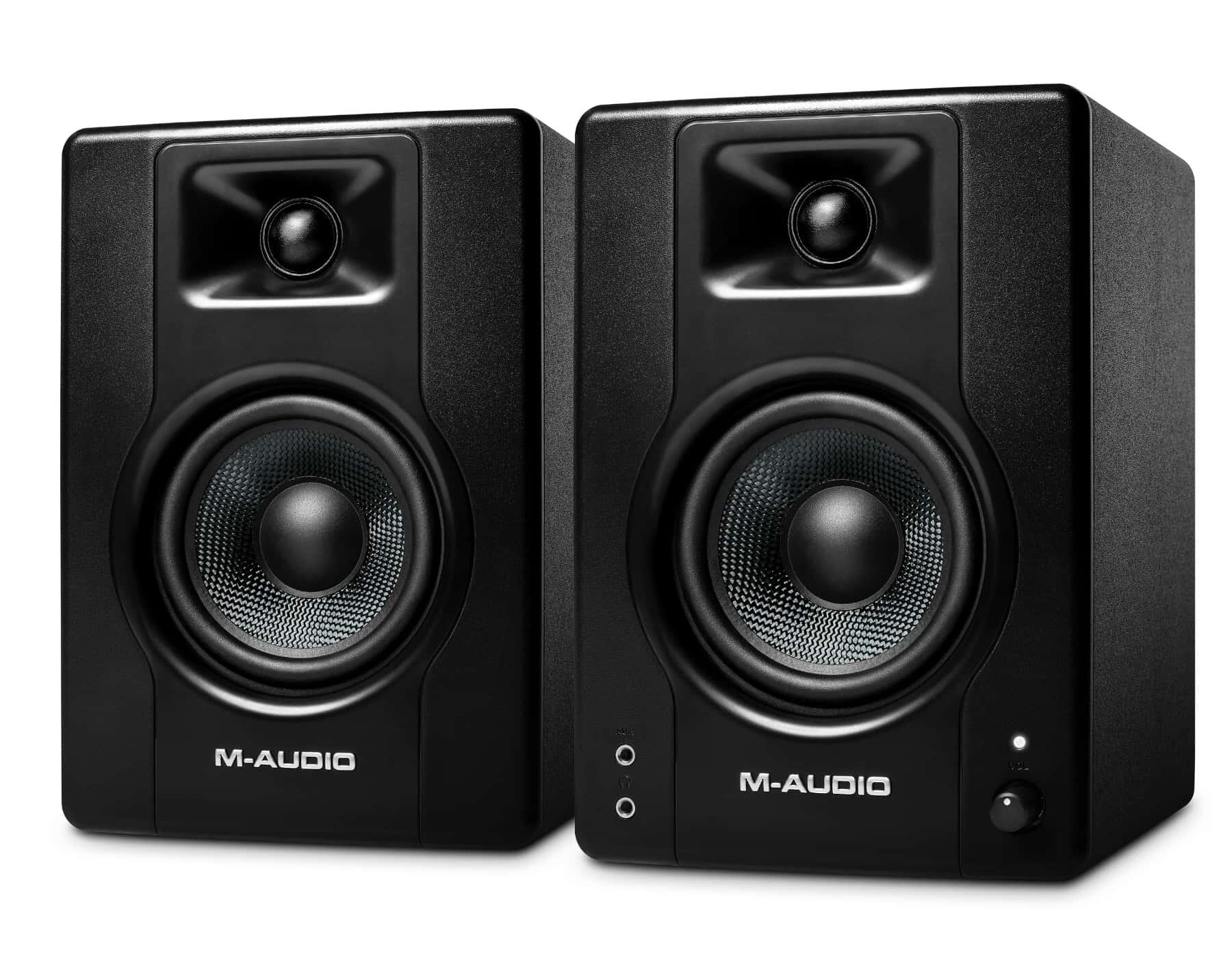 M-Audio BX4 pair angle