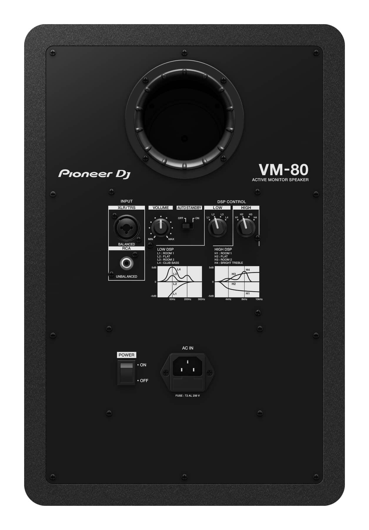 Pioneer DJ VM-80 loudspeaker rear