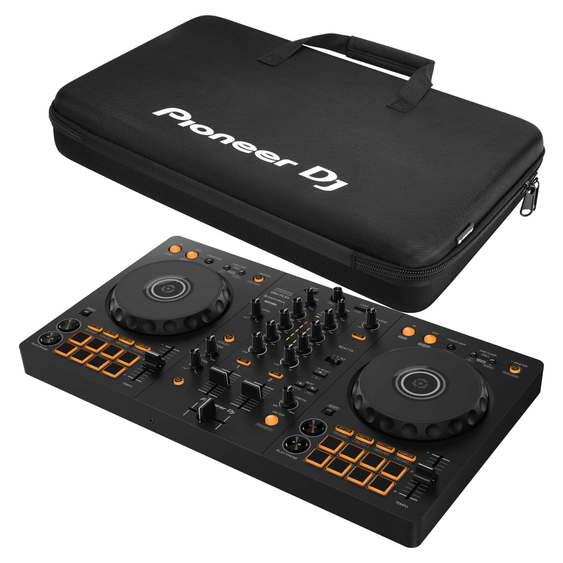 Pioneer DJ DDJ-FLX4 & DJC-B Package