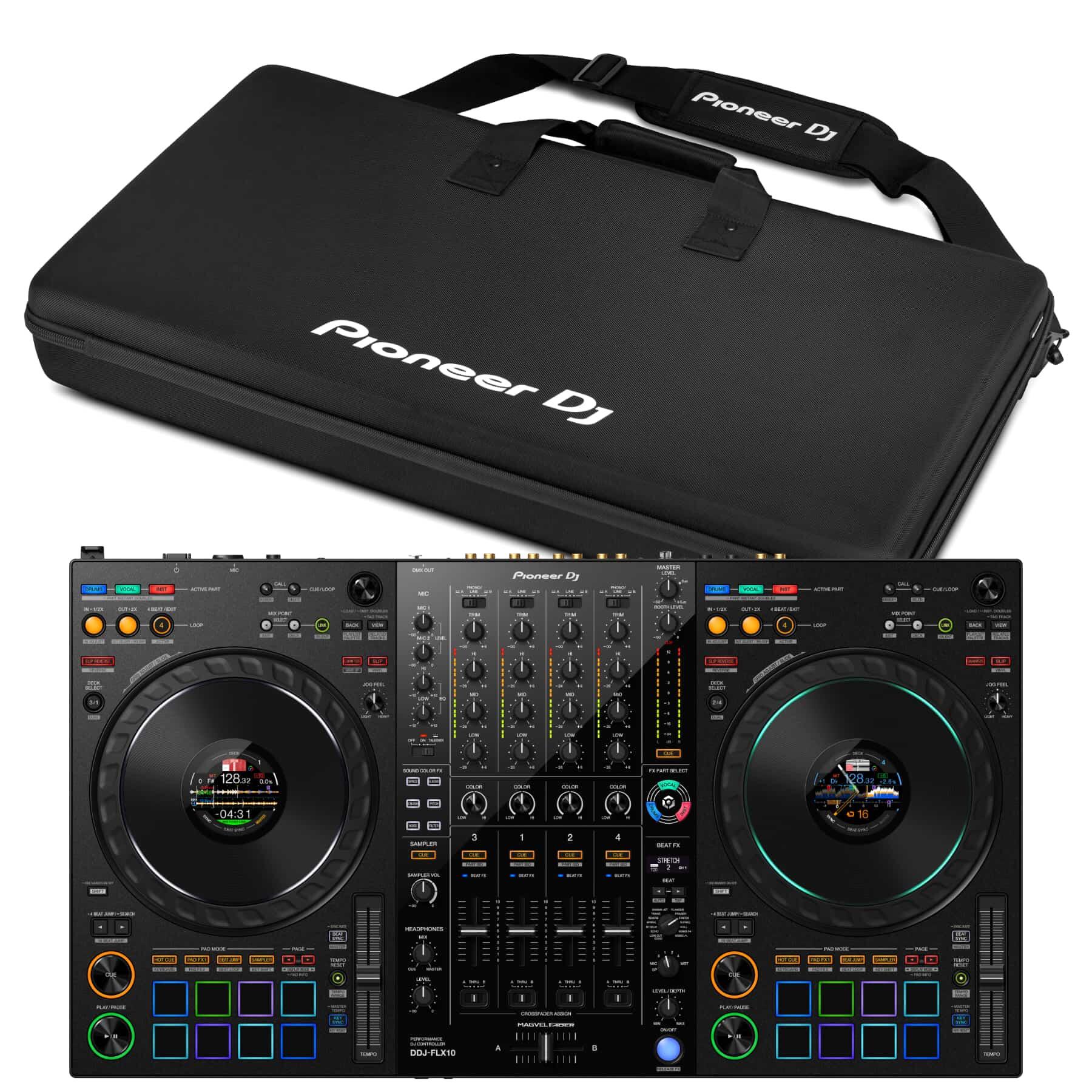 Pioneer DJ DDJ-FLX10 & DJC-FLX10 Package