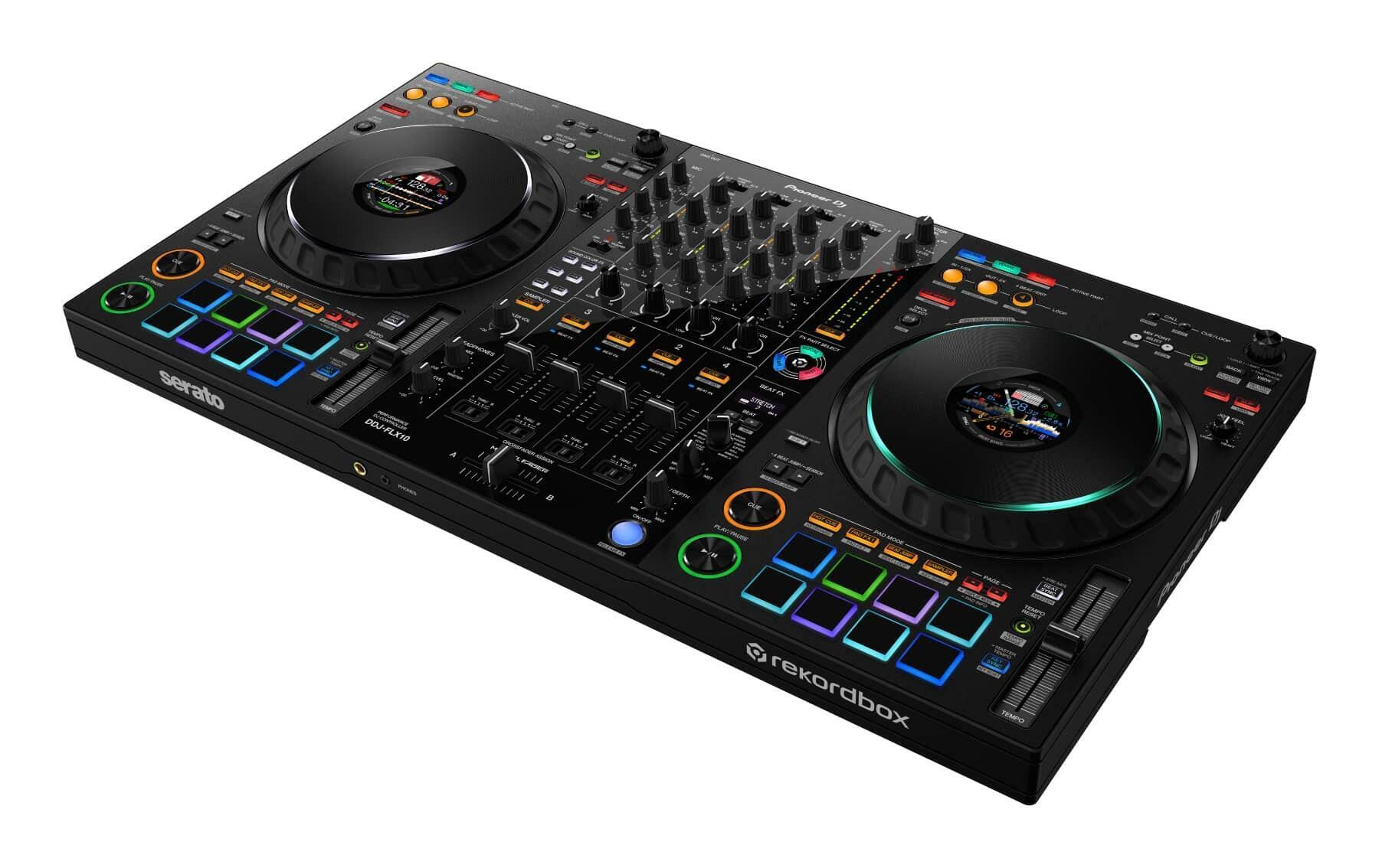 Pioneer DJ DDJ-FLX10 Professional DJ Controller angle