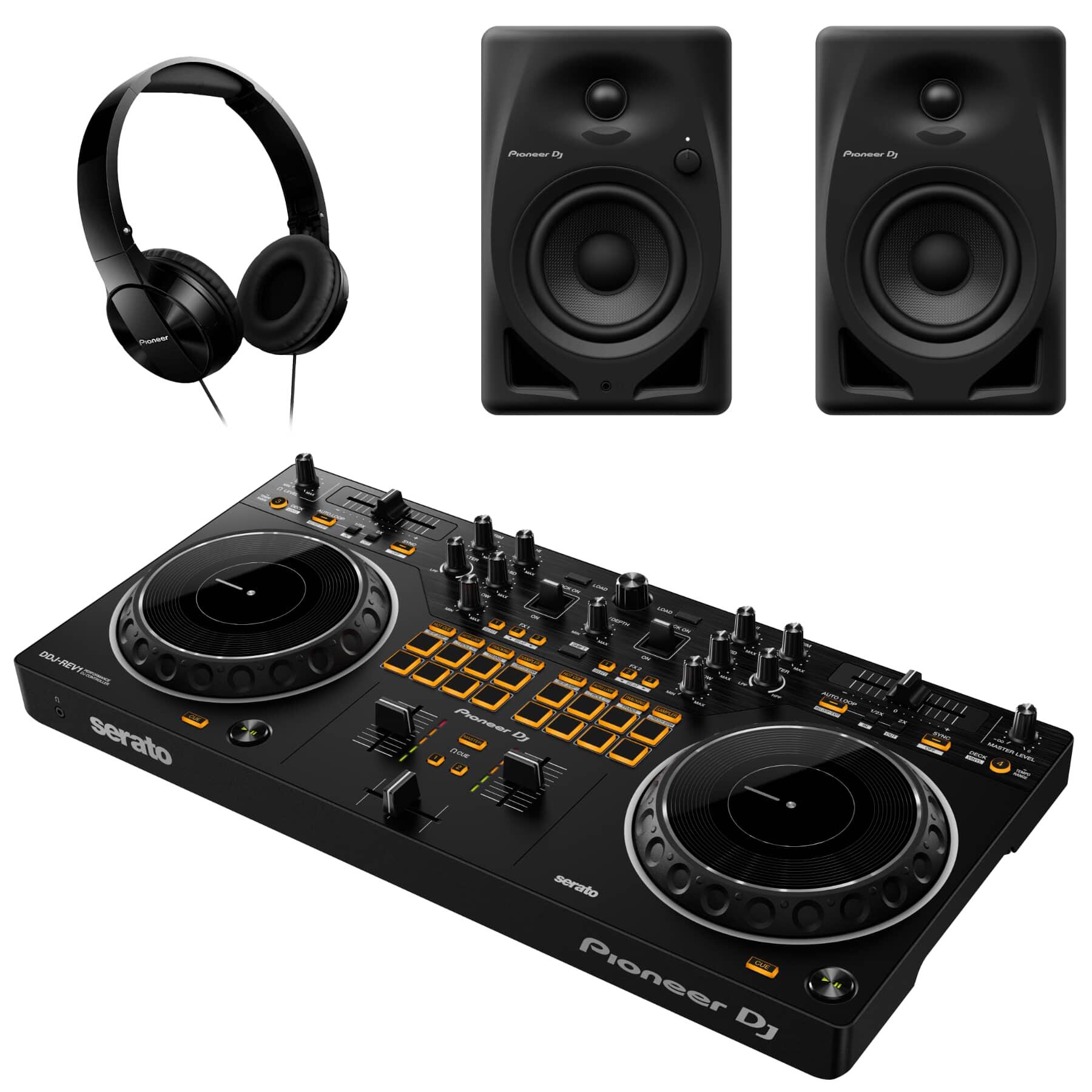 Pioneer DJ DDJ-REV1 Bedroom DJ Bundle