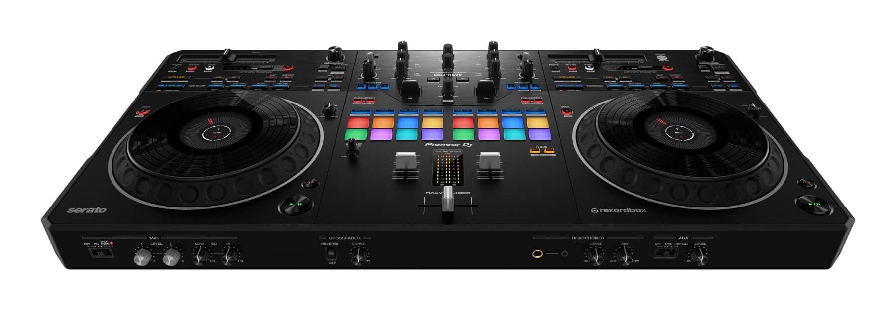Pioneer DJ DDJ-REV5 Performance DJ Controller front angle