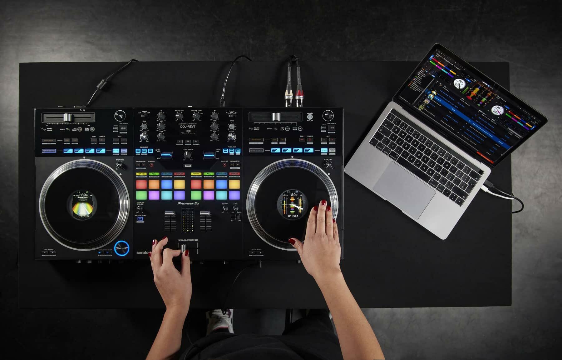 Pioneer DJ DDJ-REV7 Serato DJ Pro Controller lifestyle image 4