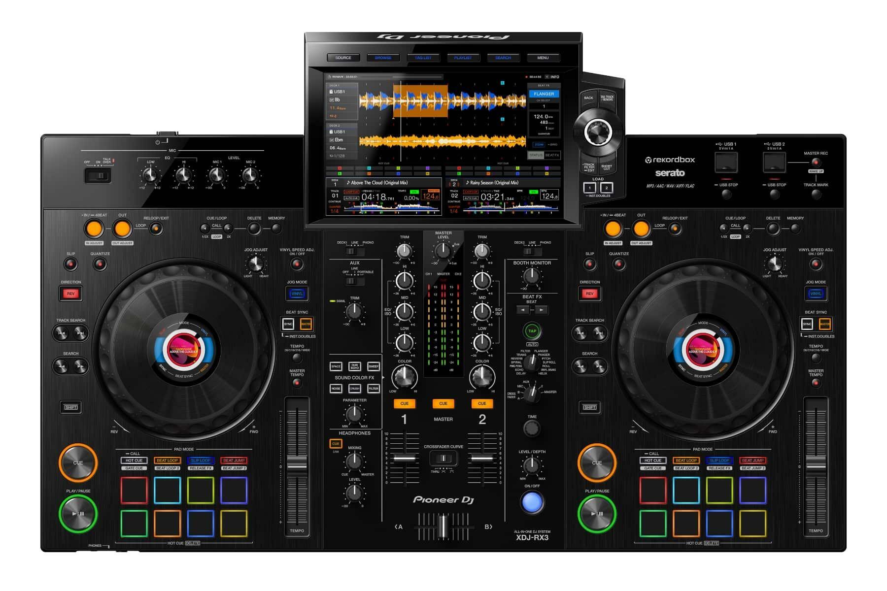 Pioneer DJ XDJ-RX3 All-In-One DJ system top