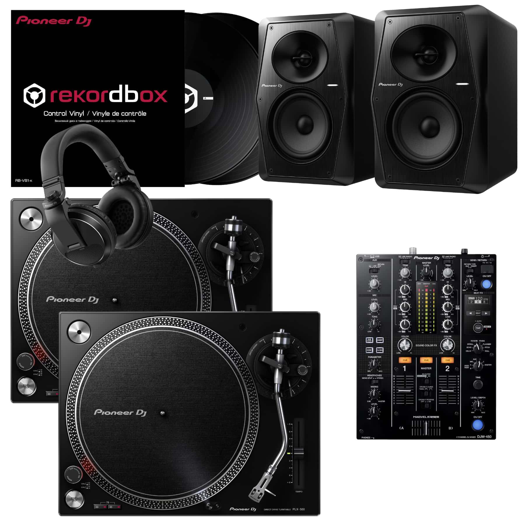 Pioneer DJ PLX-500 & DJM-450 Pro Bundle