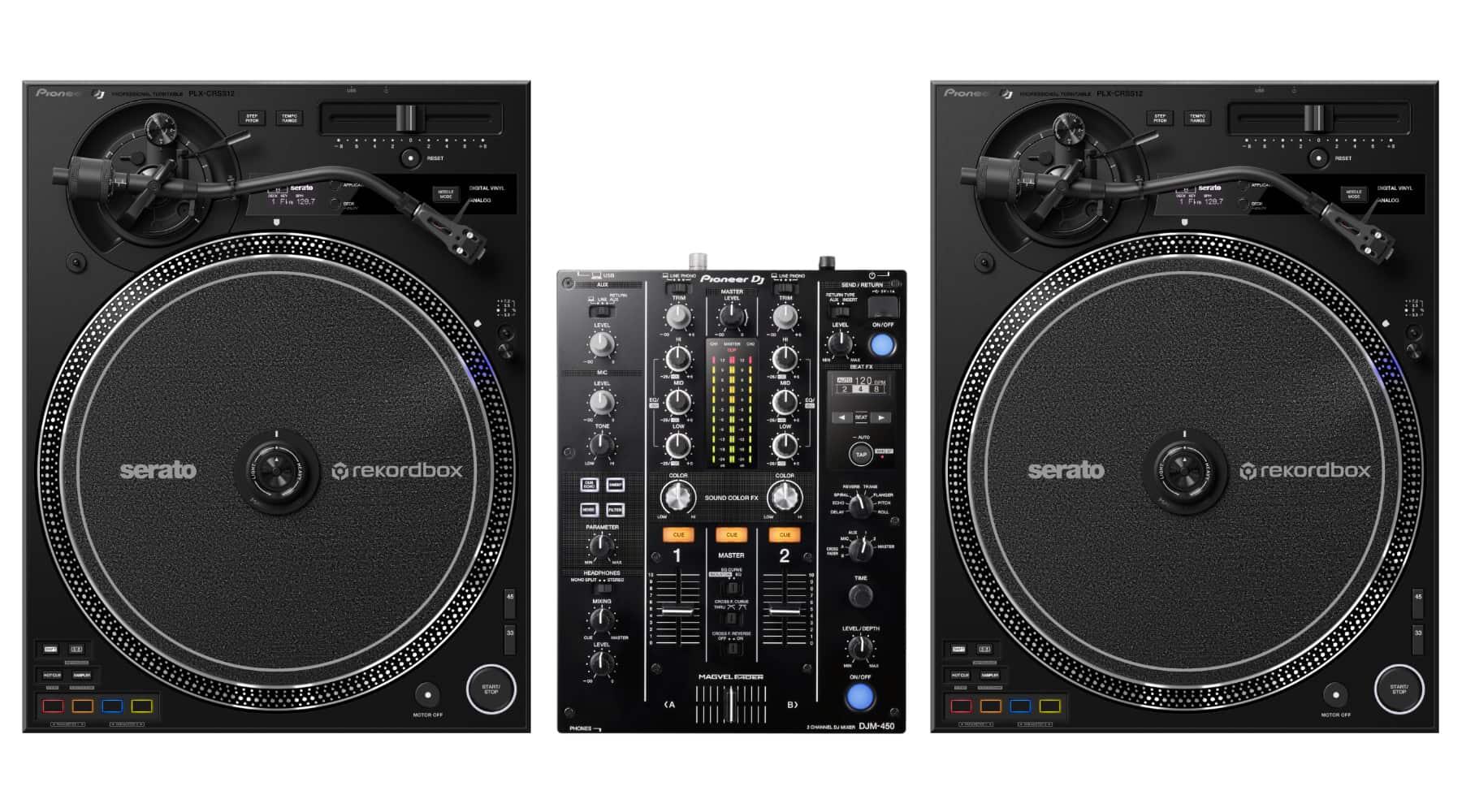 Pioneer DJ PLX-CRSS12 & DJM-450 Package
