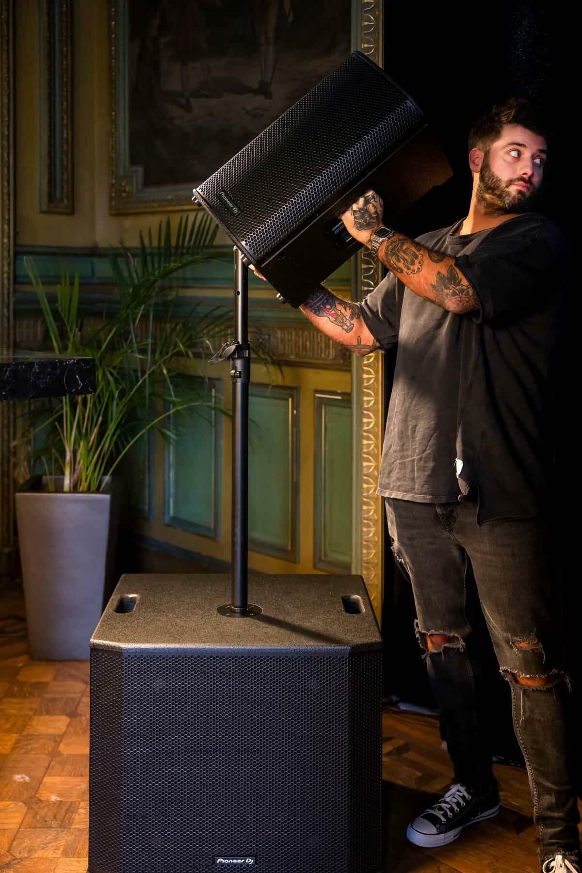 Pioneer DJ XPRS-102 Professional Loudspeaker lifestyle shot 4