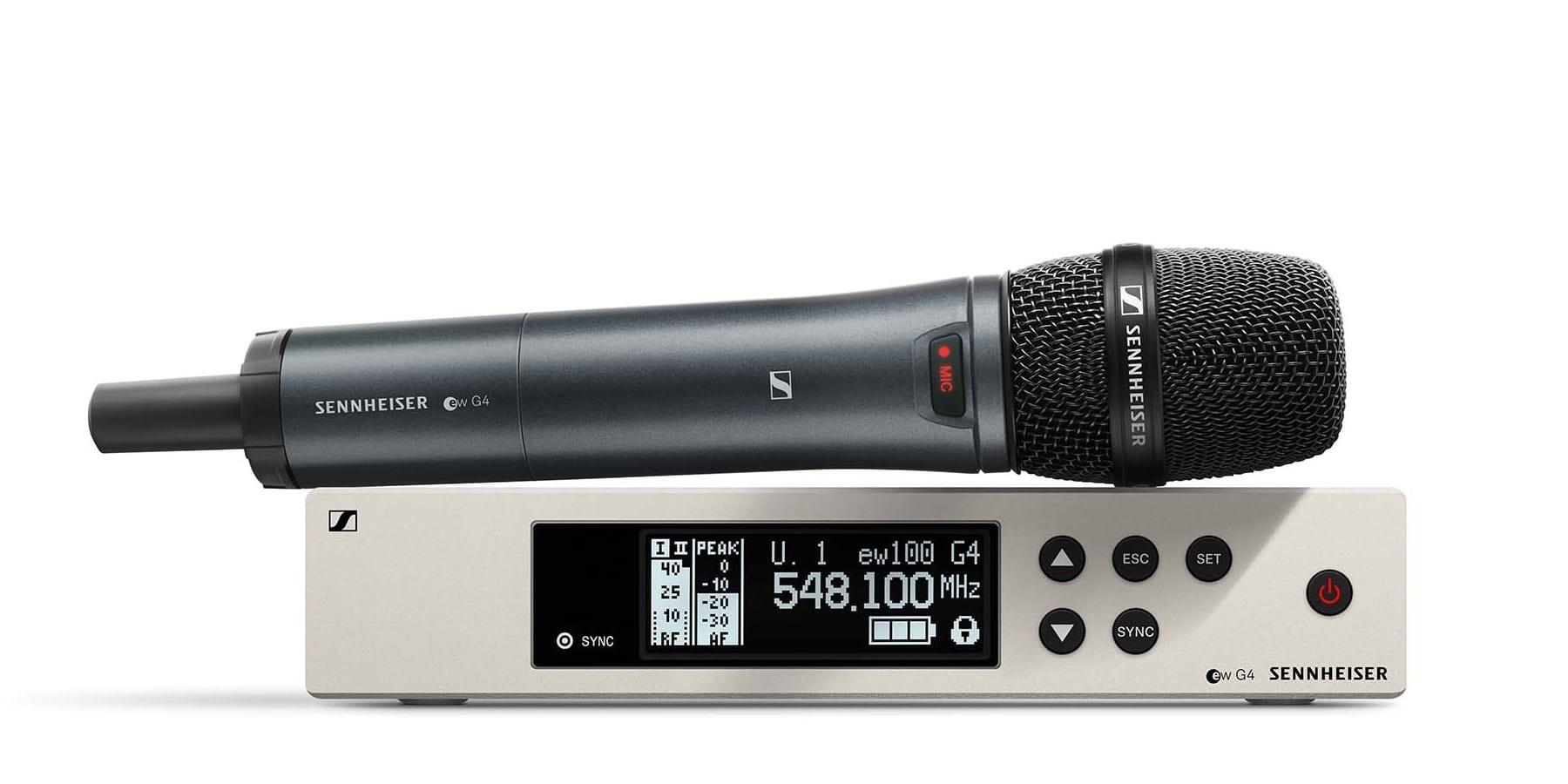 Sennheiser ew 100 G4-835-S handheld radio mic system