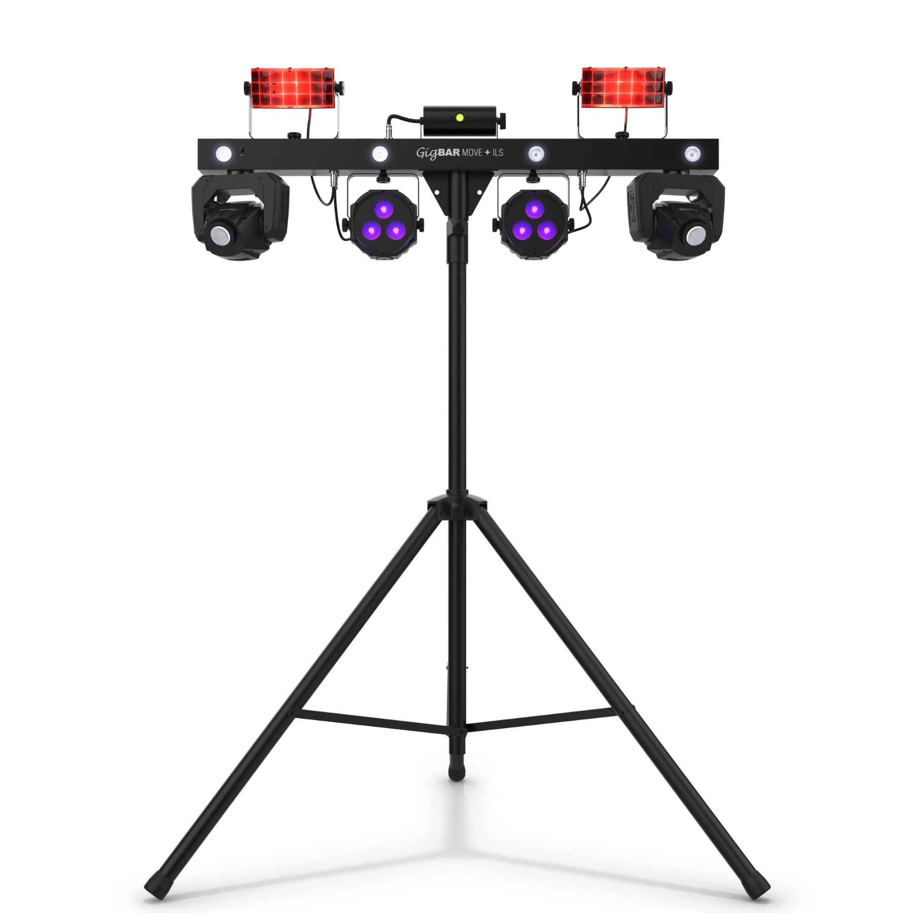 Chauvet DJ Gigbar Move Plus ILS on tripod front
