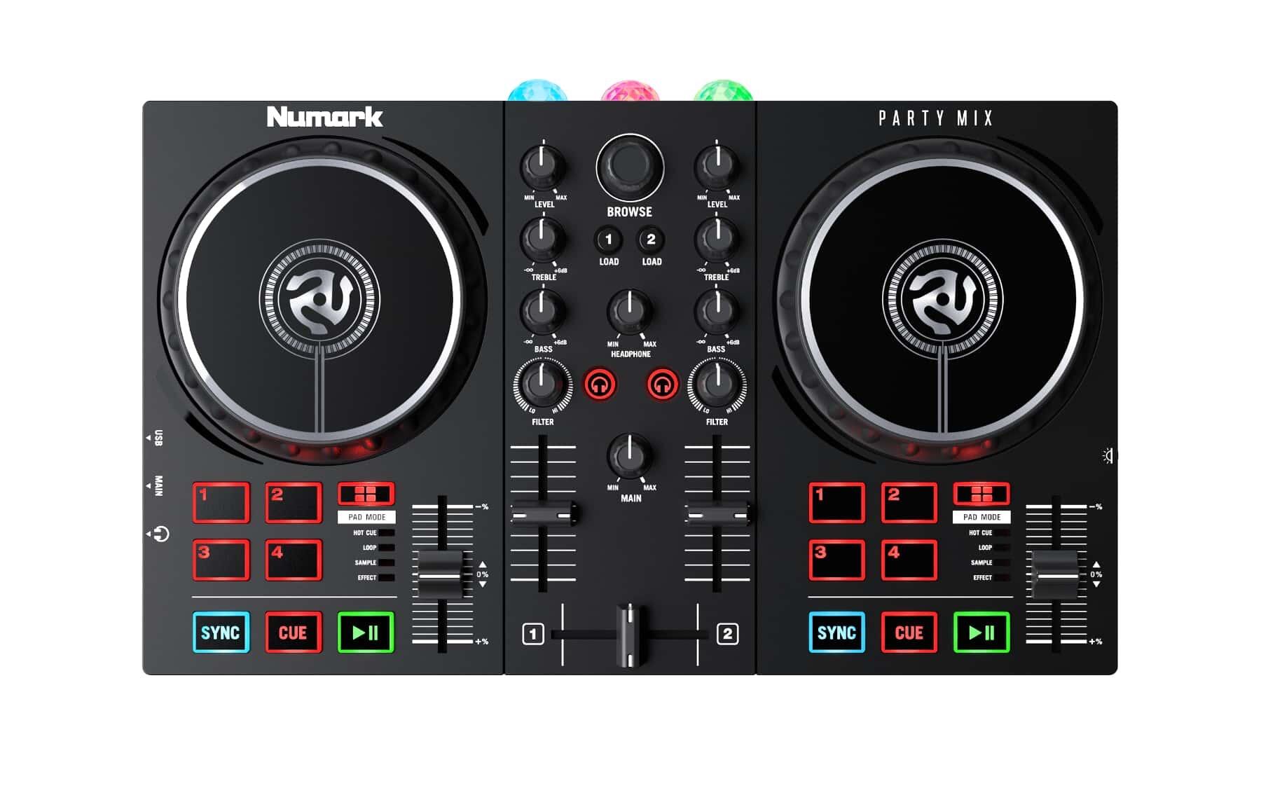 Numark Party Mix II DJ controller top