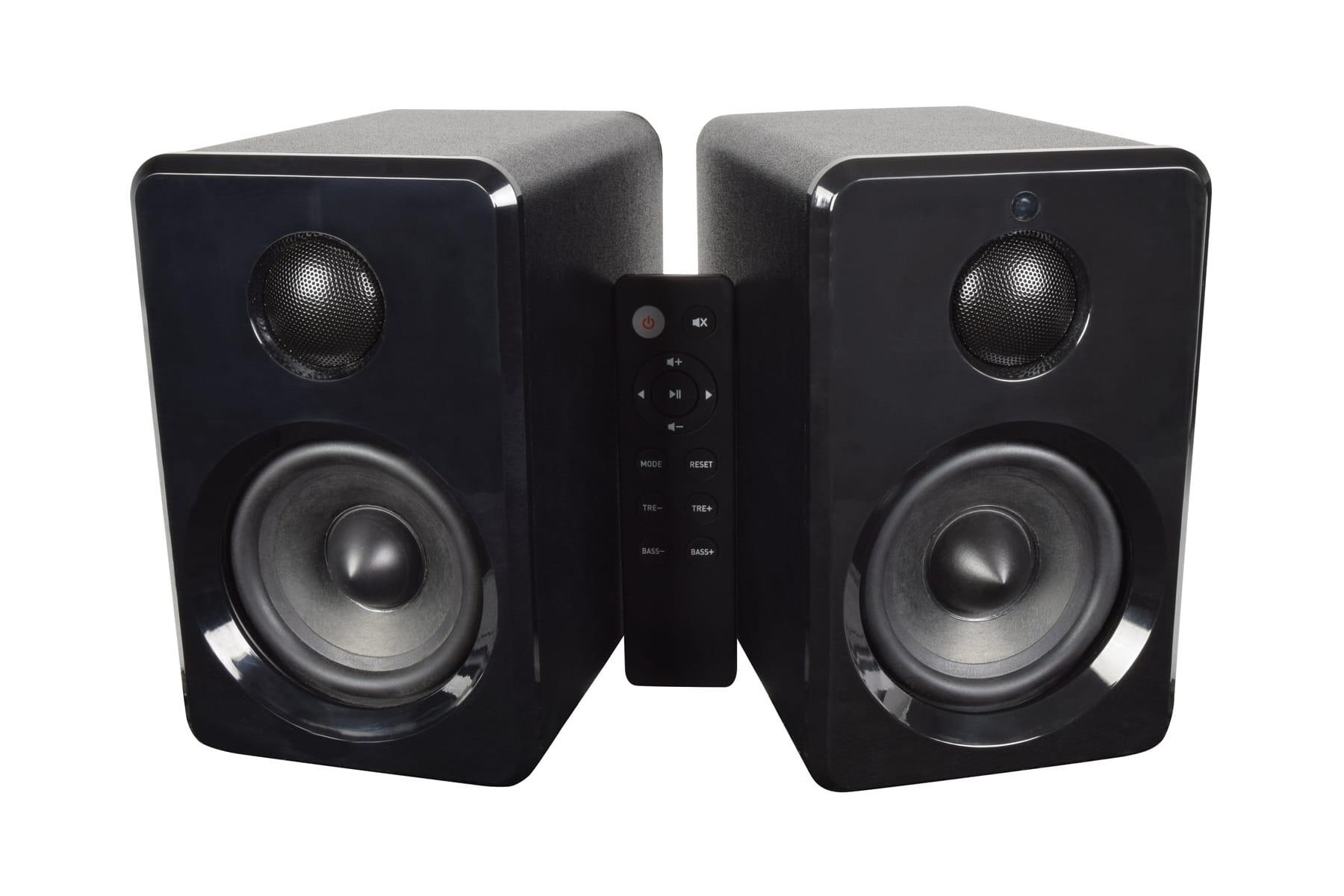 AV:Link Bluetooth Bookshelf Speakers with remote