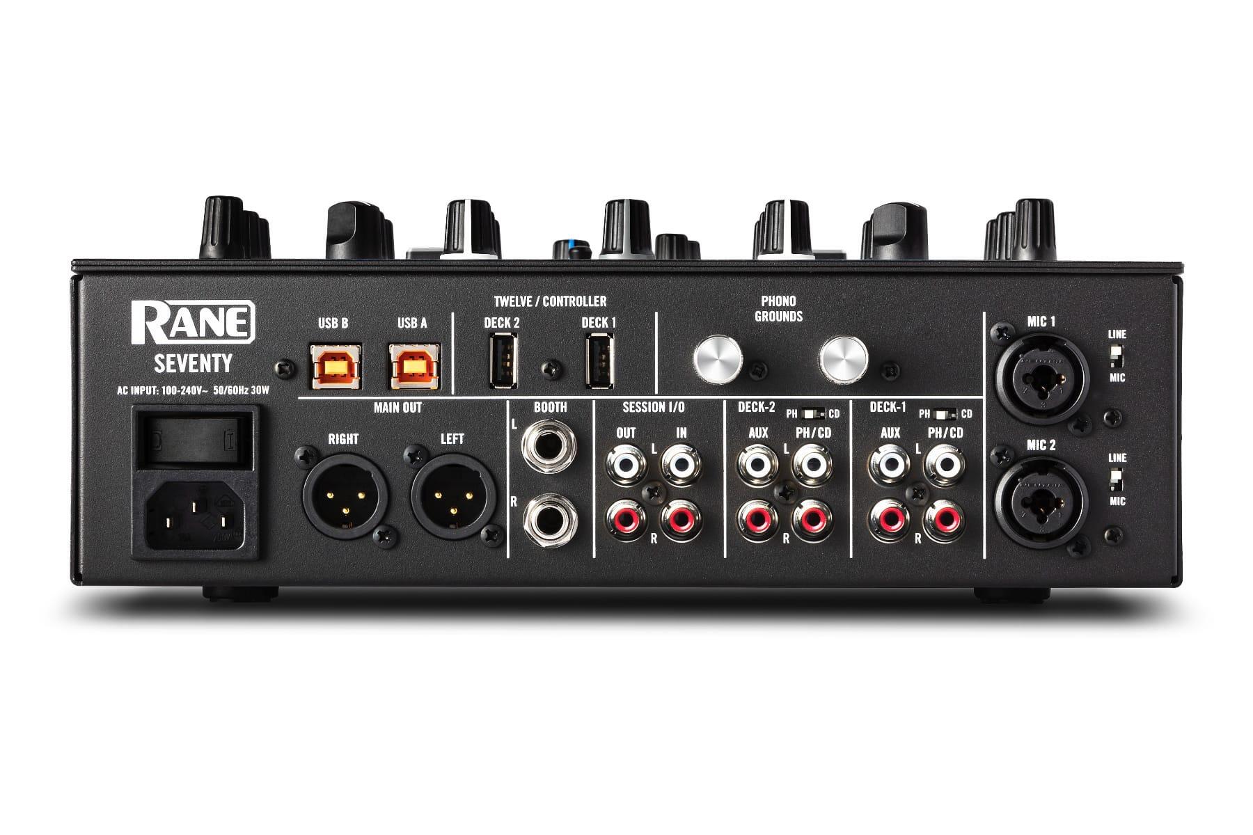 RANE SEVENTY battle mixer rear