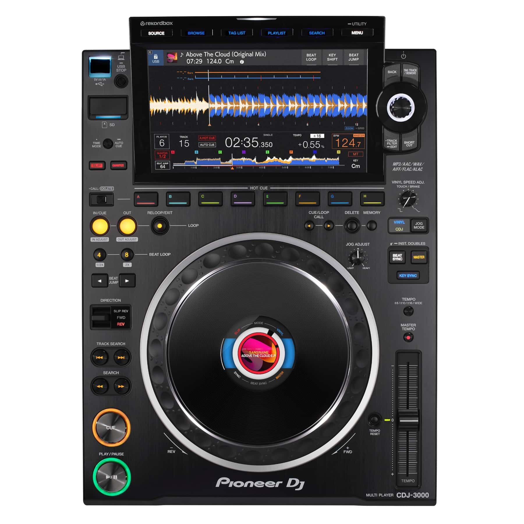 Pioneer DJ CDJ-3000 Professional Media Player top