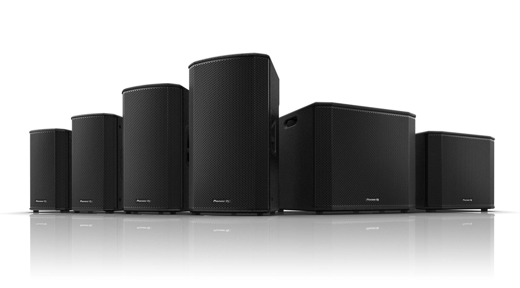 Pioneer DJ XPRS2 Series speaker family